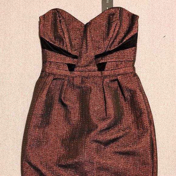 NWT XS Dynamite Strapless Dress - Picture 1 of 7